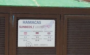 Playa LUZ SERENA (alquiler hamacas)